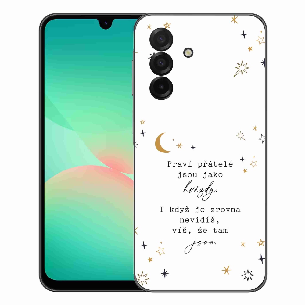 Gélový kryt mmCase na Samsung Galaxy A27 5G - citát 6 biele pozadie