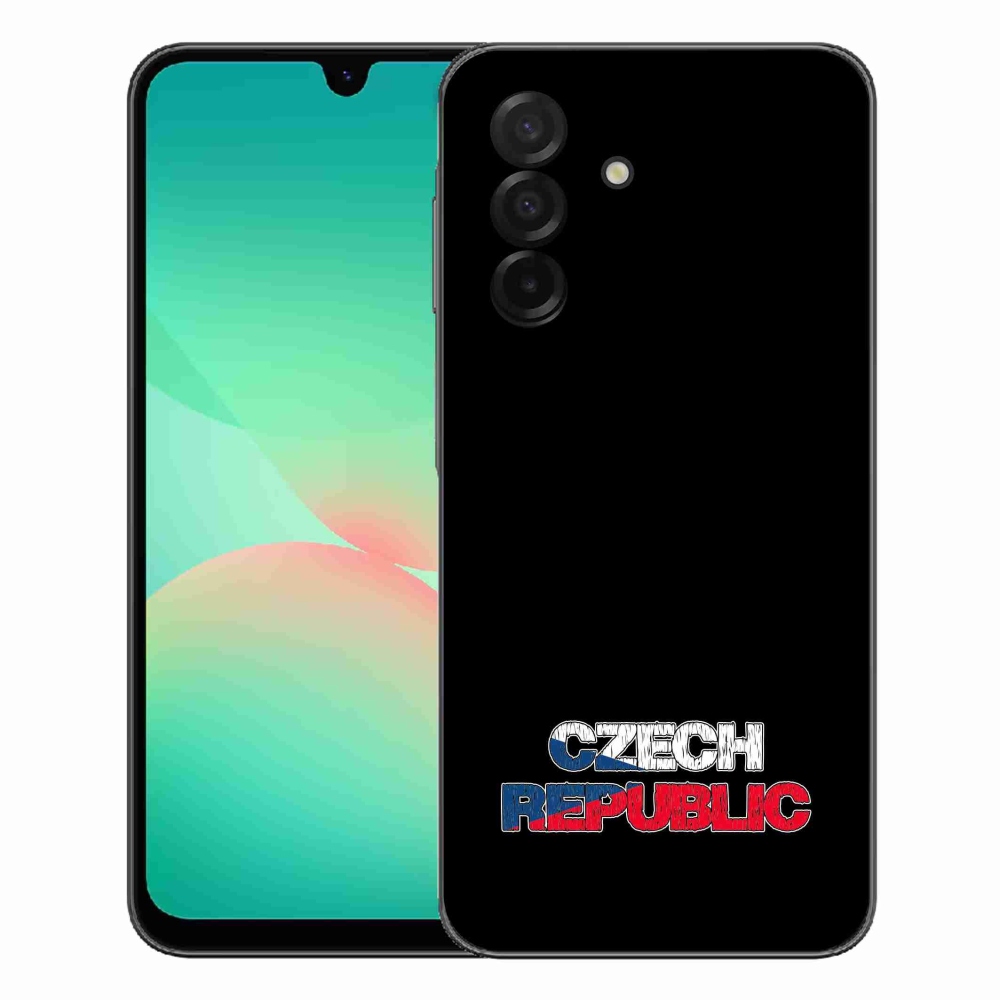 Gélový kryt mmCase na Samsung Galaxy A27 5G - Slovak Republic čierne pozadie