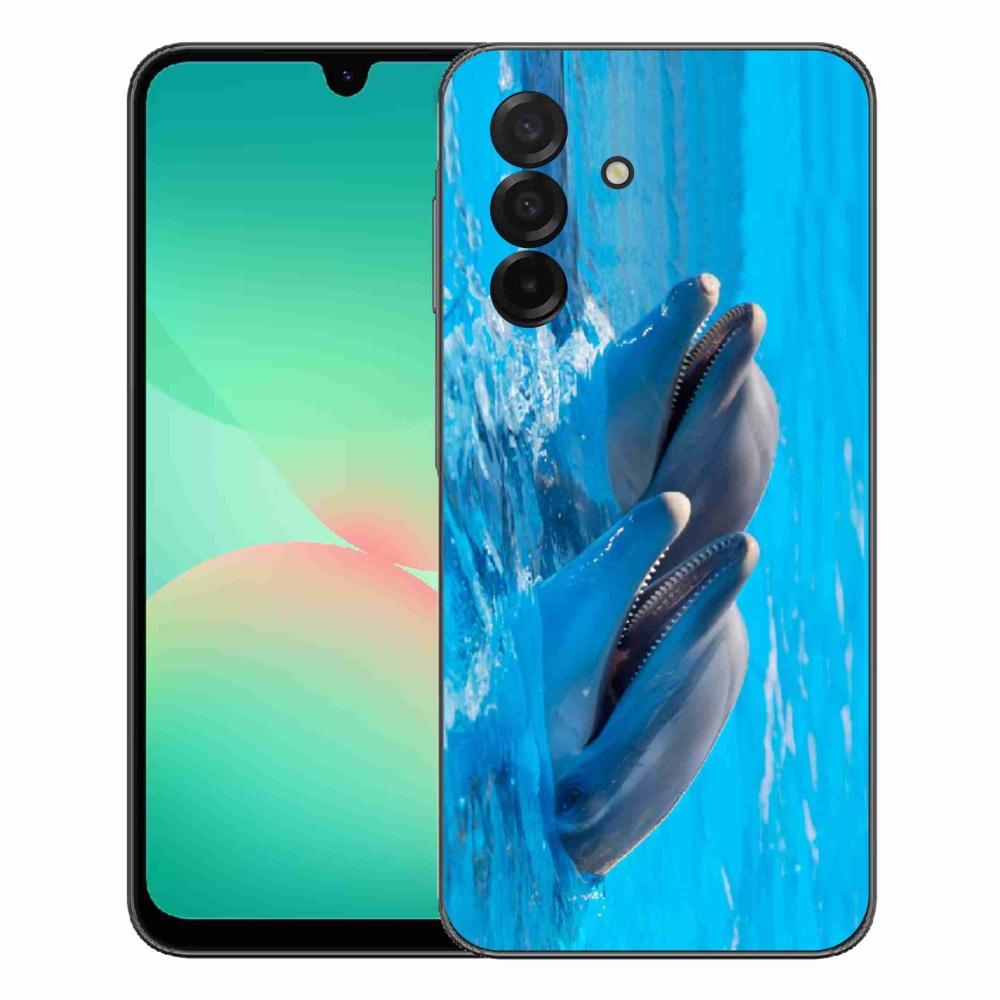 Gélový kryt mmCase na Samsung Galaxy A27 5G - delfíny