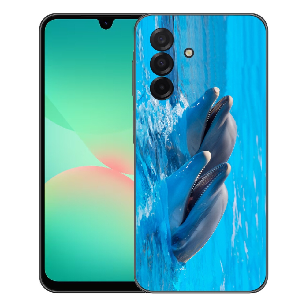 Gélový kryt mmCase na Samsung Galaxy A27 5G - delfíny