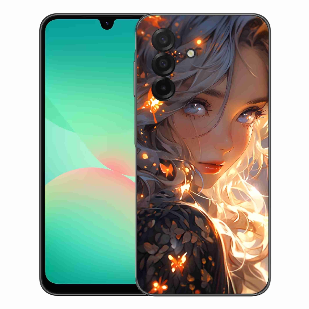Gélový kryt mmCase na Samsung Galaxy A27 5G - dievča a motýle