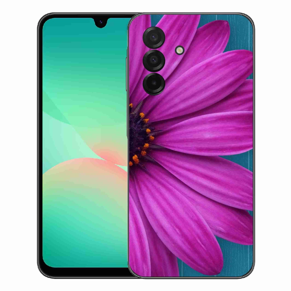 Gélový kryt mmCase na Samsung Galaxy A27 5G - fialová margaréta