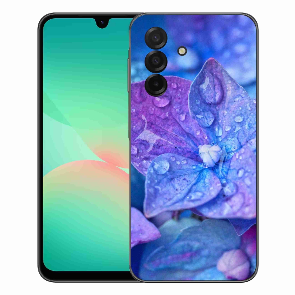 Gélový kryt mmCase na Samsung Galaxy A27 5G - fialový kvet