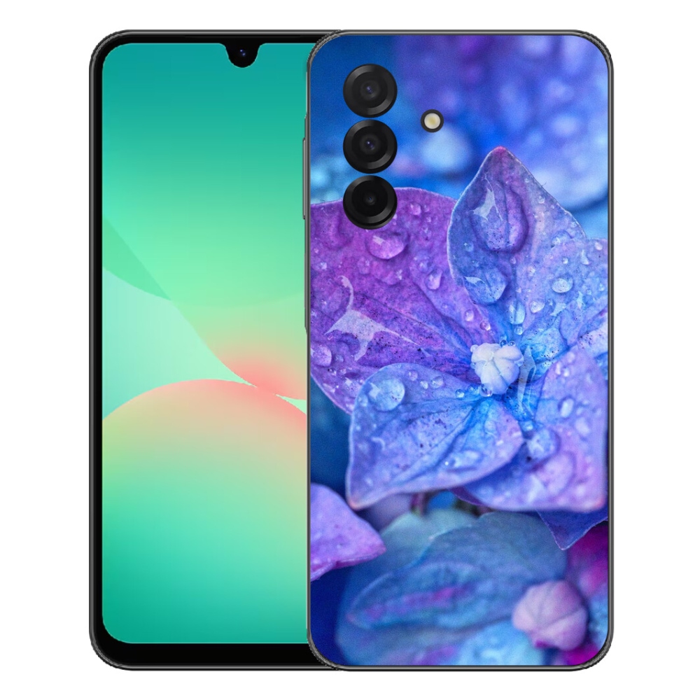 Gélový kryt mmCase na Samsung Galaxy A27 5G - fialový kvet