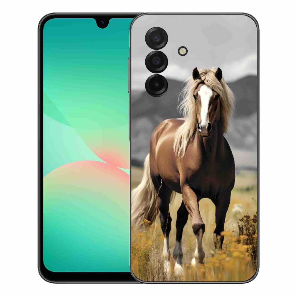 Gélový kryt mmCase na Samsung Galaxy A27 5G - hnedý kôň 1