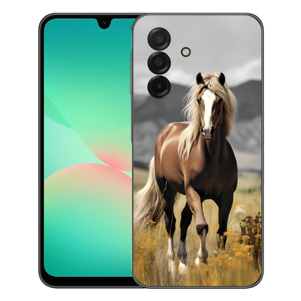 Gélový kryt mmCase na Samsung Galaxy A27 5G - hnedý kôň 1