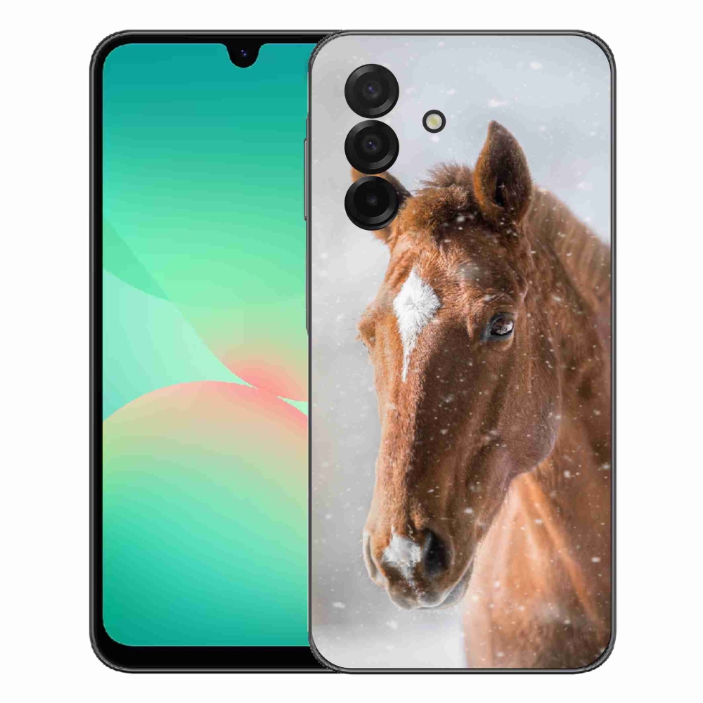 Gélový kryt mmCase na Samsung Galaxy A27 5G - hnedý kôň 2