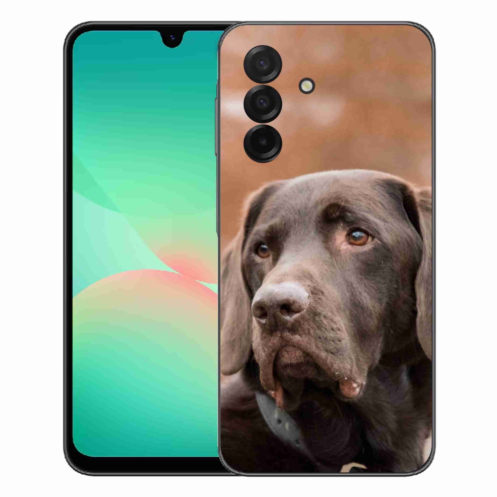 Gélový kryt mmCase na Samsung Galaxy A27 5G - hnedý labrador
