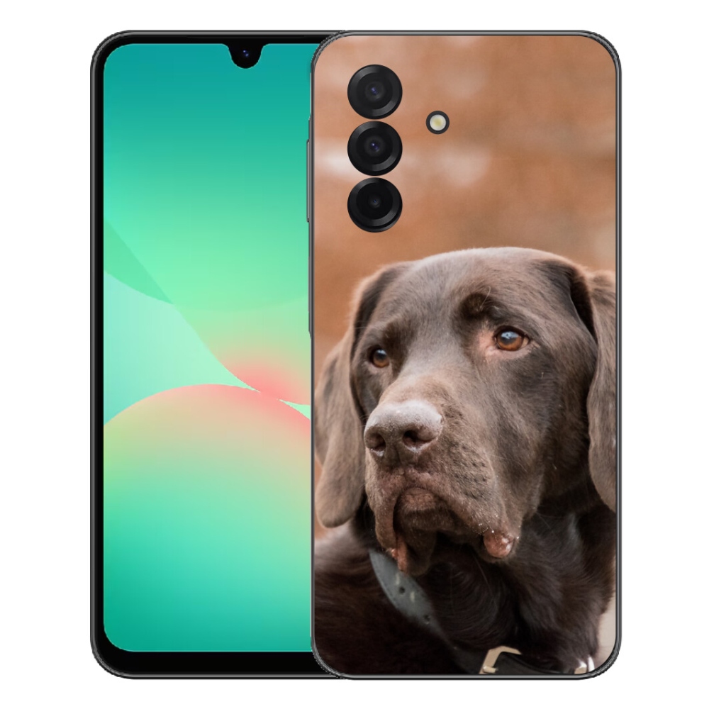 Gélový kryt mmCase na Samsung Galaxy A27 5G - hnedý labrador
