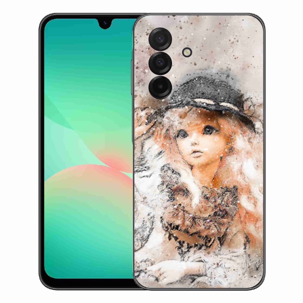 Gélový kryt mmCase na Samsung Galaxy A27 5G - dievčatko s klobúkom