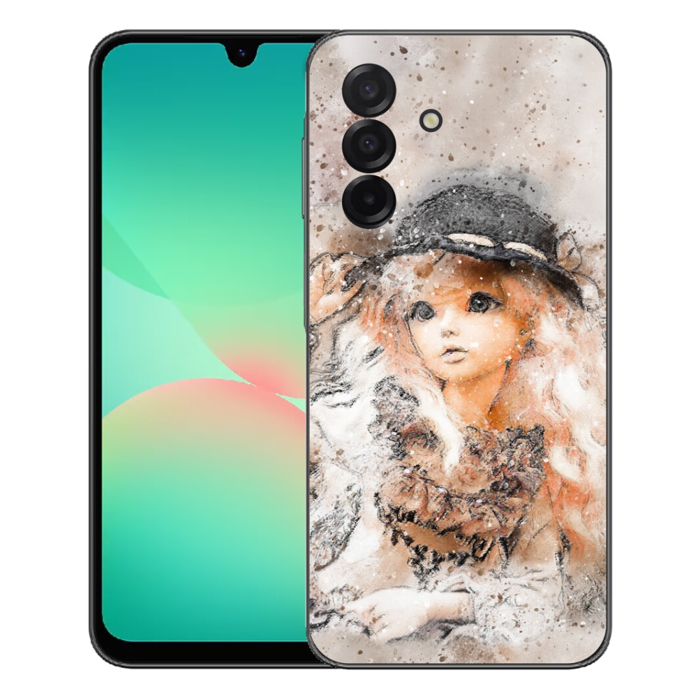 Gélový kryt mmCase na Samsung Galaxy A27 5G - dievčatko s klobúkom