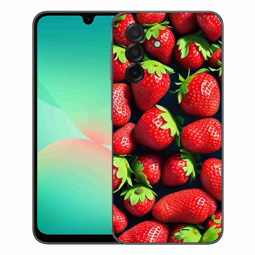 Gélový kryt mmCase na Samsung Galaxy A27 5G - jahody