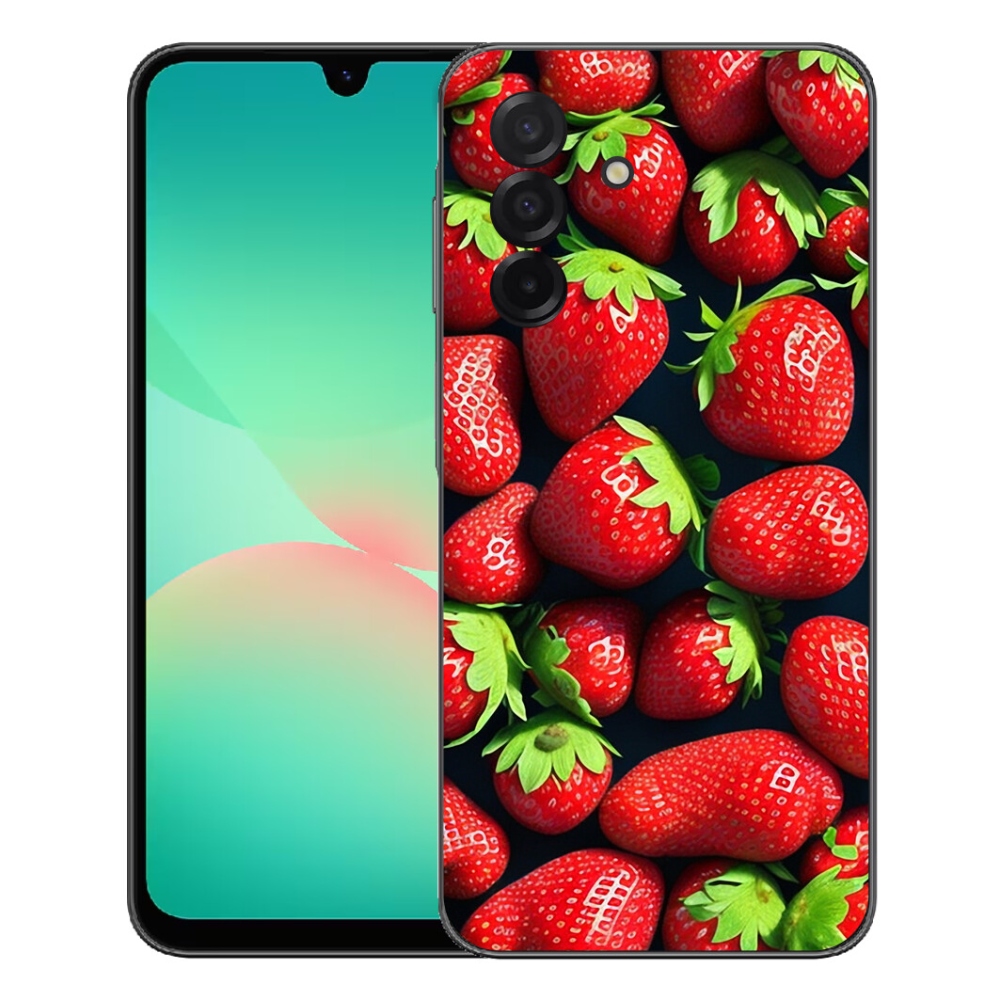 Gélový kryt mmCase na Samsung Galaxy A27 5G - jahody