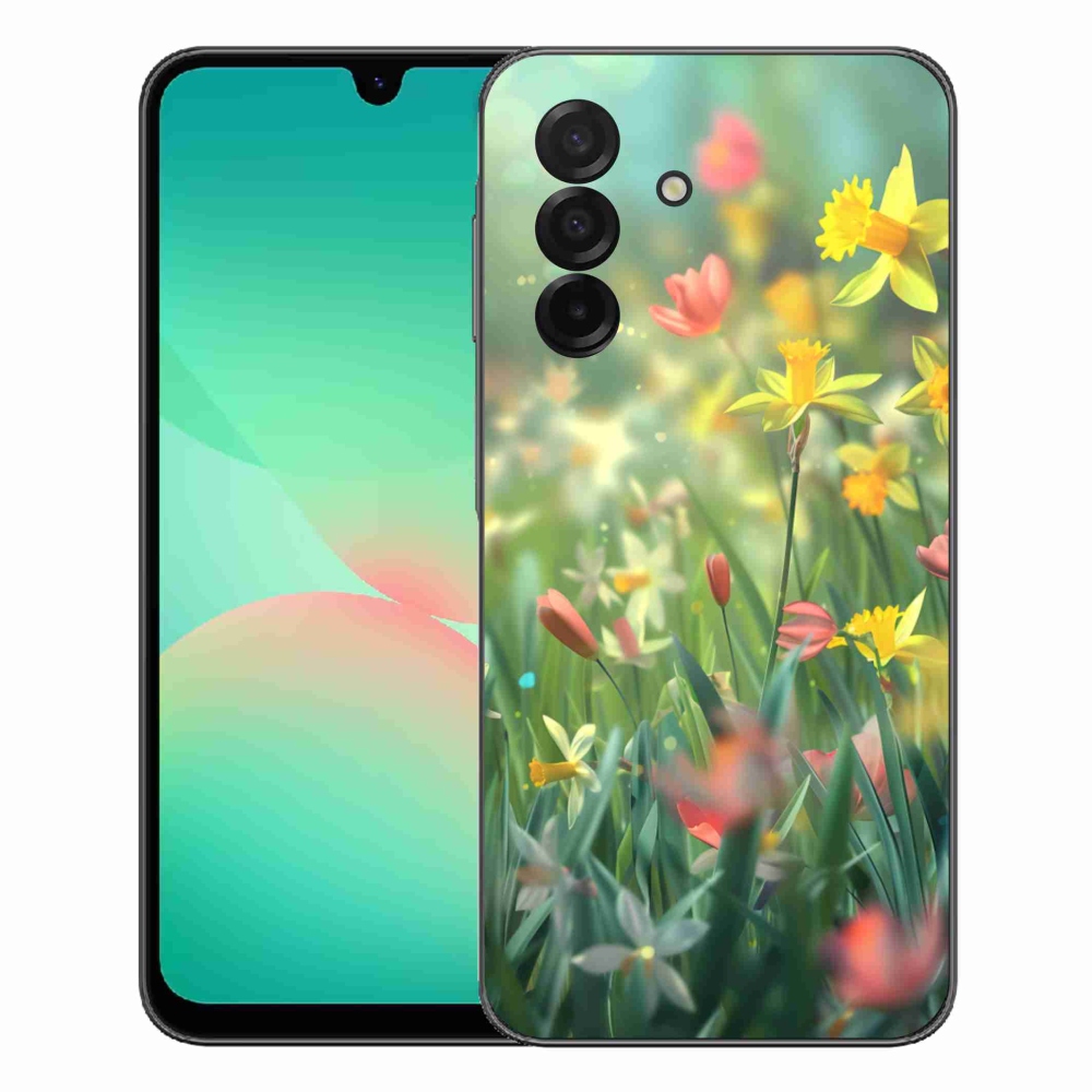 Gélový kryt mmCase na Samsung Galaxy A27 5G - jarné kvety