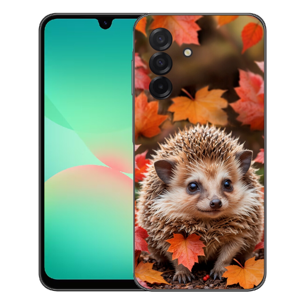 Gélový kryt mmCase na Samsung Galaxy A27 5G - ježko v lístia