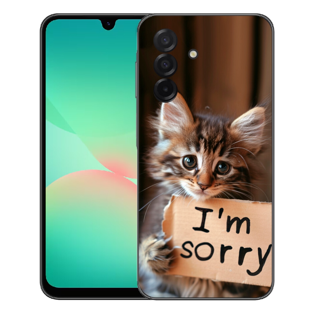 Gélový kryt mmCase na Samsung Galaxy A27 5G - mačacie ospravedlnenie