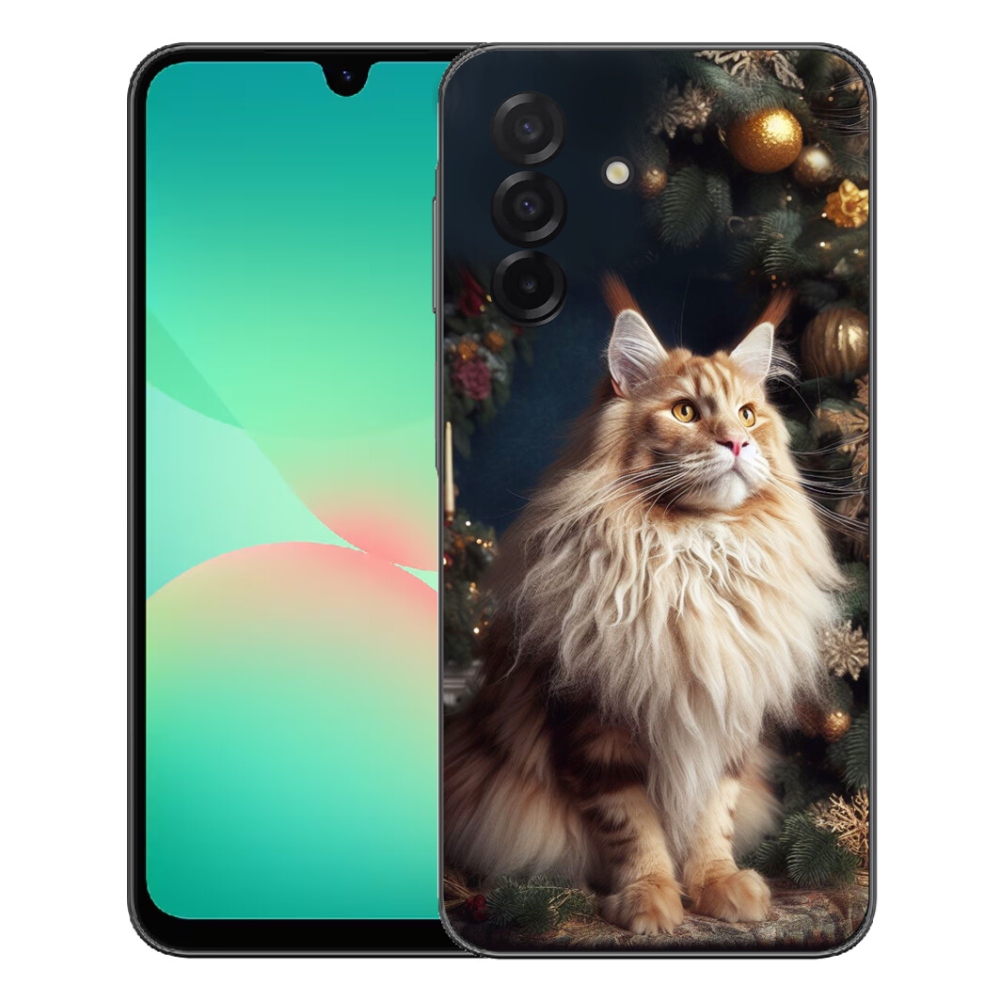Gélový kryt mmCase na Samsung Galaxy A27 5G - mačka pri stromčeku