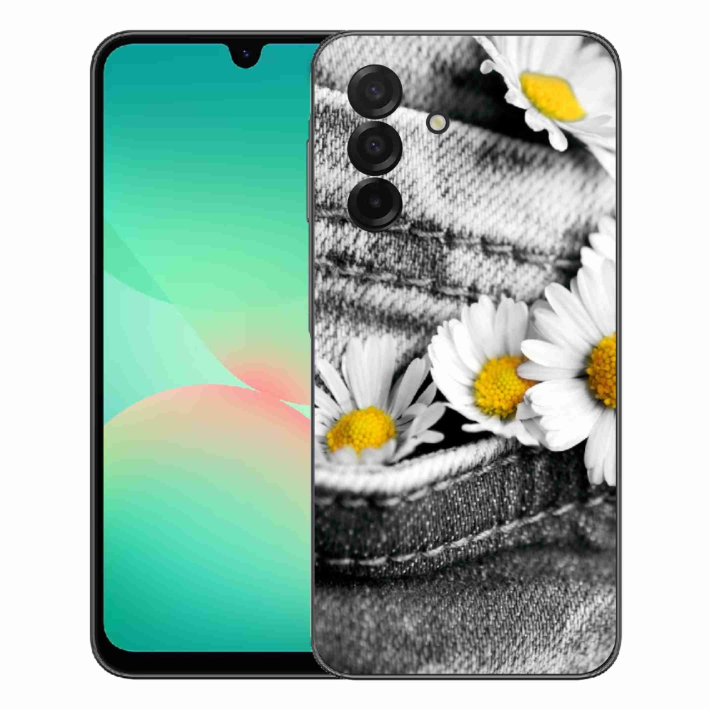 Gélový kryt mmCase na Samsung Galaxy A27 5G - margaréty