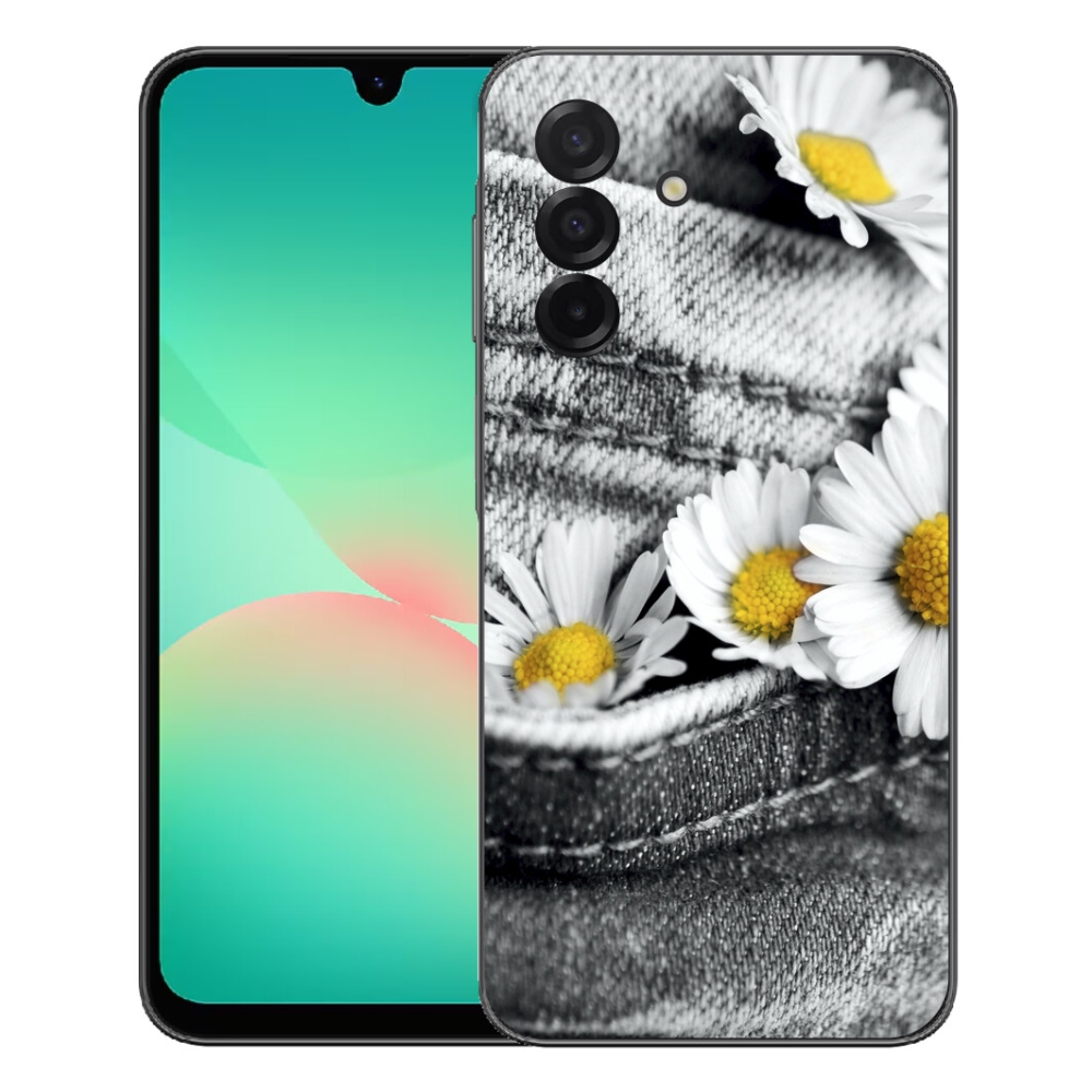 Gélový kryt mmCase na Samsung Galaxy A27 5G - margaréty