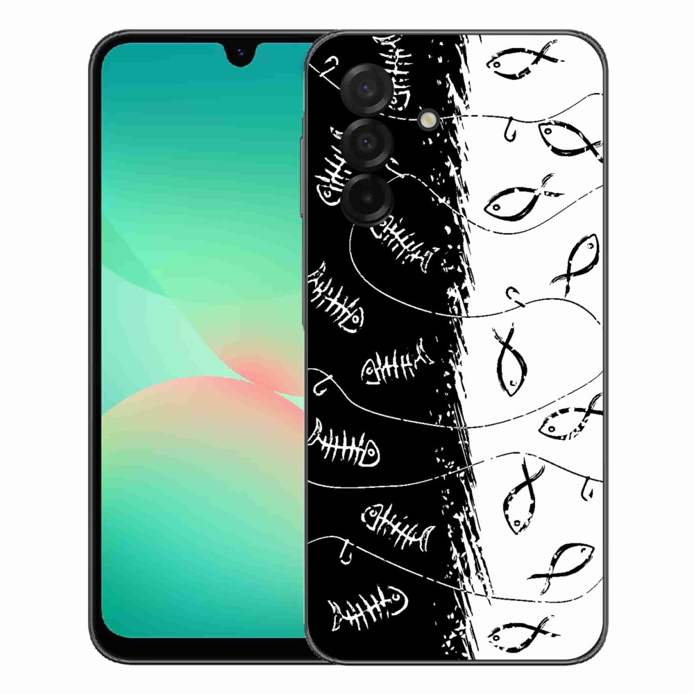 Gélový kryt mmCase na Samsung Galaxy A27 5G - kostry a rybky