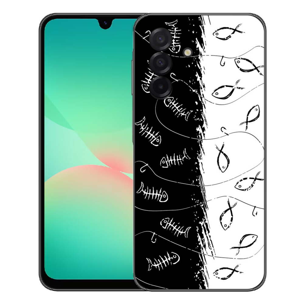 Gélový kryt mmCase na Samsung Galaxy A27 5G - kostry a rybky