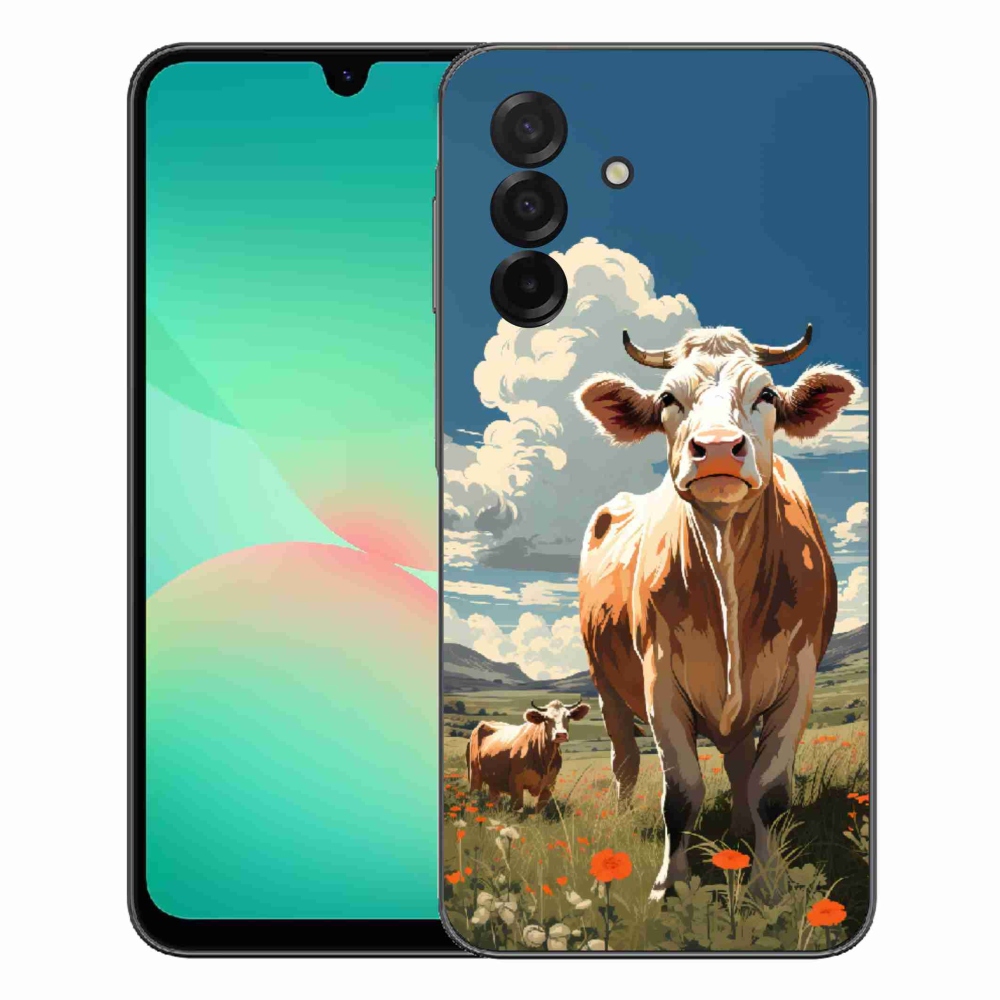 Gélový kryt mmCase na Samsung Galaxy A27 5G - kravy na lúke
