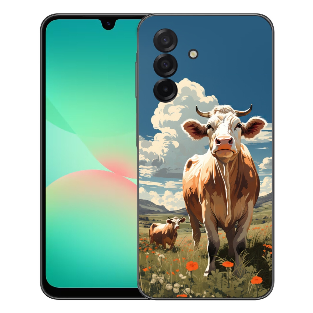Gélový kryt mmCase na Samsung Galaxy A27 5G - kravy na lúke