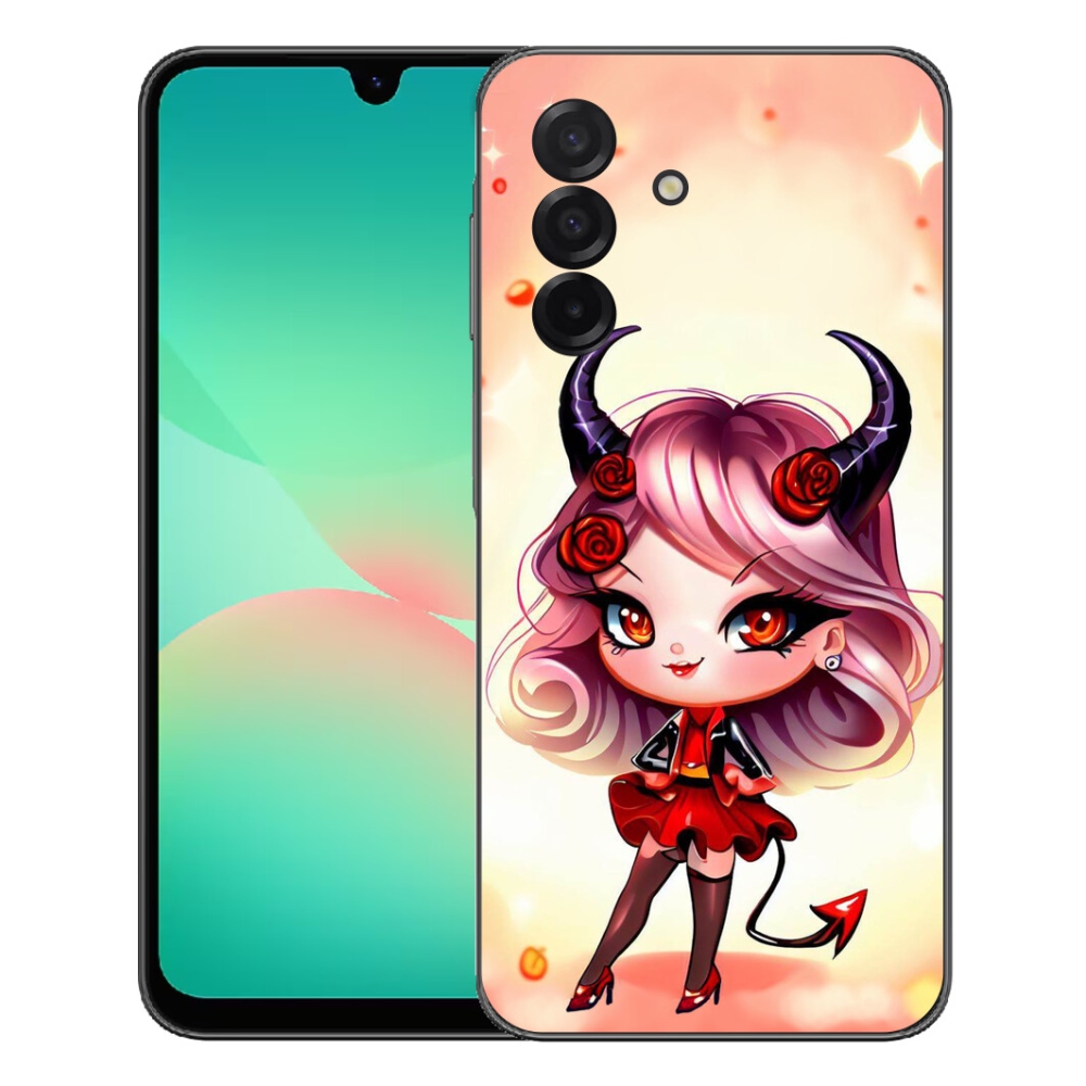 Gélový kryt mmCase na Samsung Galaxy A27 5G - kreslená čertica