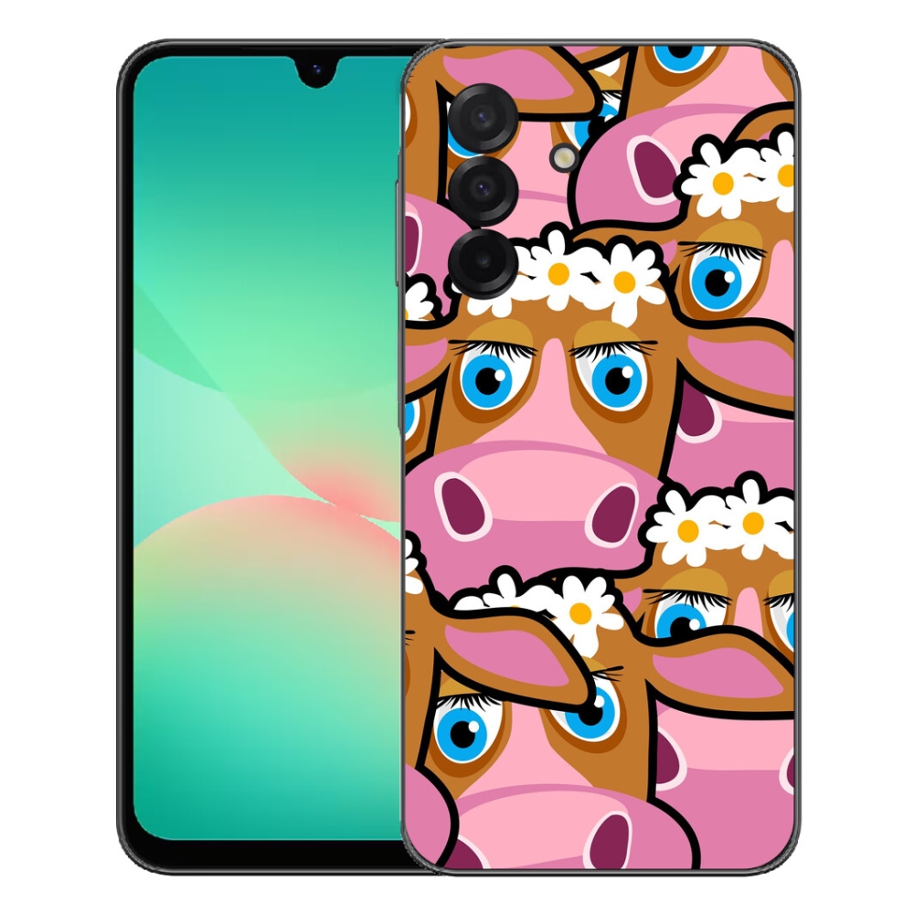 Gélový kryt mmCase na Samsung Galaxy A27 5G - kreslené kravičky