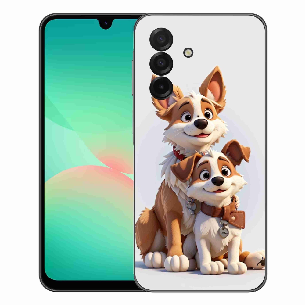 Gélový kryt mmCase na Samsung Galaxy A27 5G - kreslenie psy