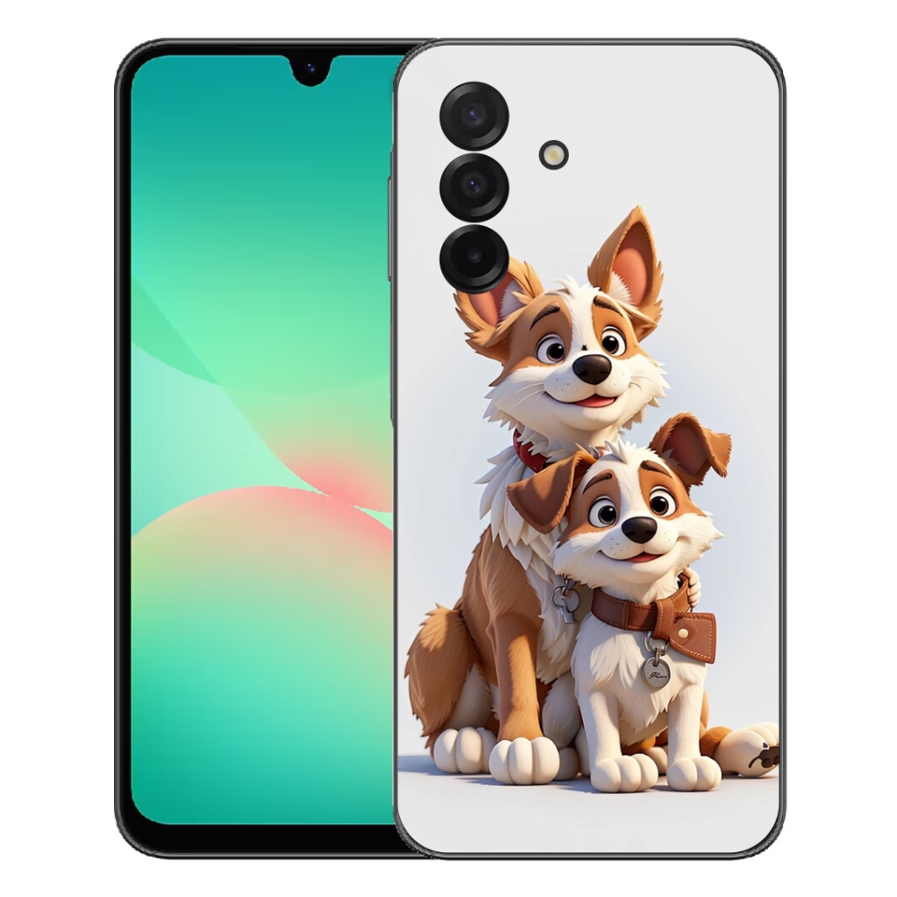 Gélový kryt mmCase na Samsung Galaxy A27 5G - kreslenie psy