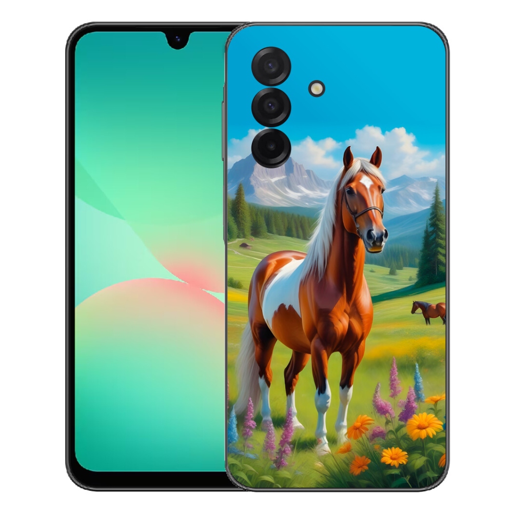 Gélový kryt mmCase na Samsung Galaxy A27 5G - kôň na lúke