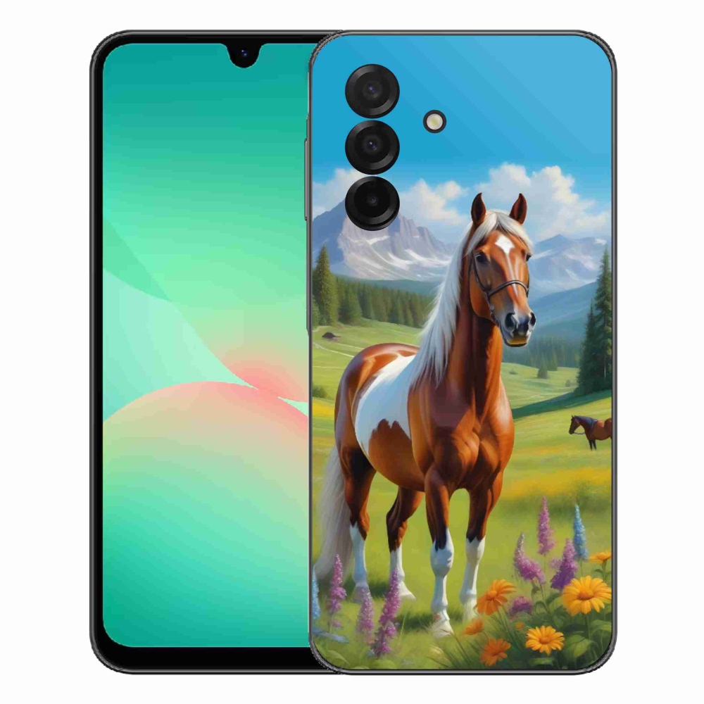 Gélový kryt mmCase na Samsung Galaxy A27 5G - kôň na lúke