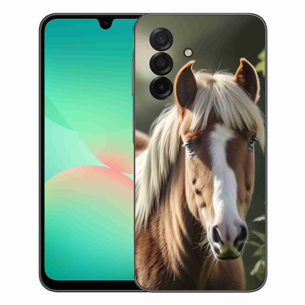 Gélový kryt mmCase na Samsung Galaxy A27 5G - kôň so svetlou hrivou