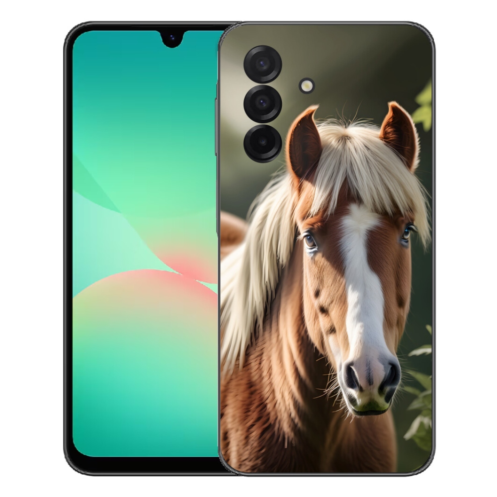 Gélový kryt mmCase na Samsung Galaxy A27 5G - kôň so svetlou hrivou