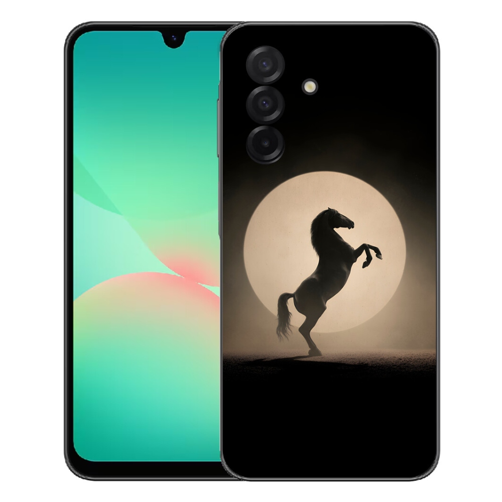 Gélový kryt mmCase na Samsung Galaxy A27 5G - kôň v siluete