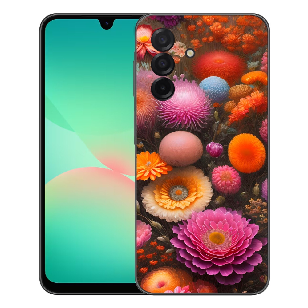 Gélový kryt mmCase na Samsung Galaxy A27 5G - kvetinová kompozícia