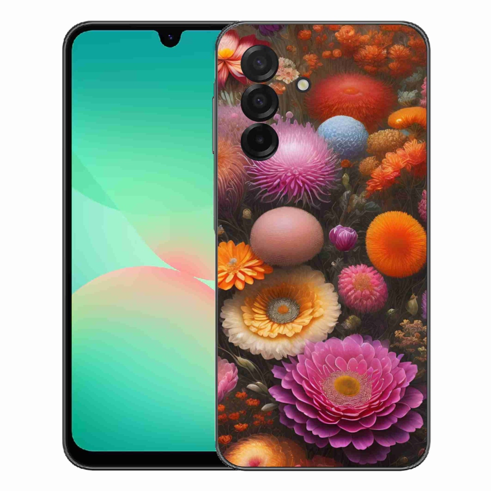 Gélový kryt mmCase na Samsung Galaxy A27 5G - kvetinová kompozícia