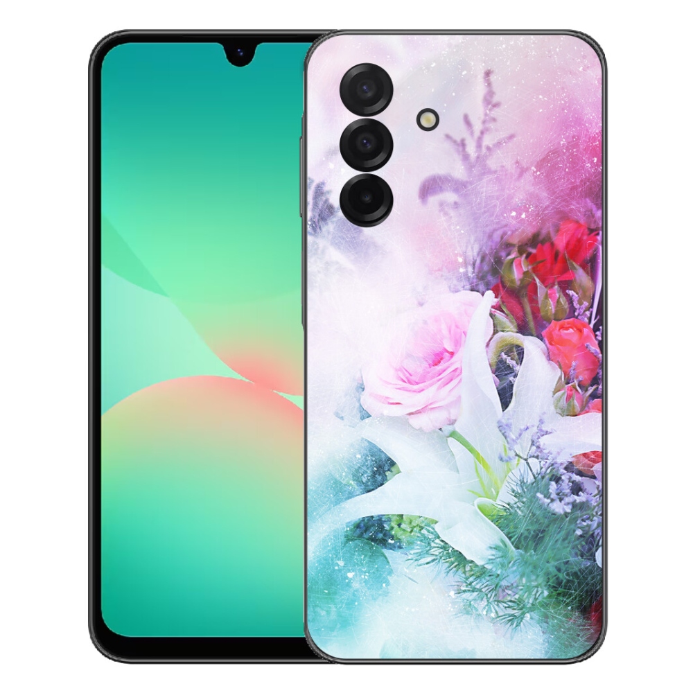 Gélový kryt mmCase na Samsung Galaxy A27 5G - kvety 4
