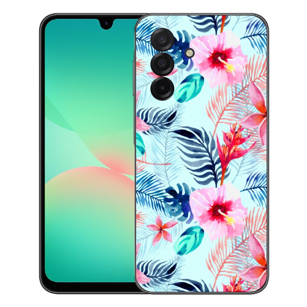 Gélový kryt mmCase na Samsung Galaxy A27 5G - kvety