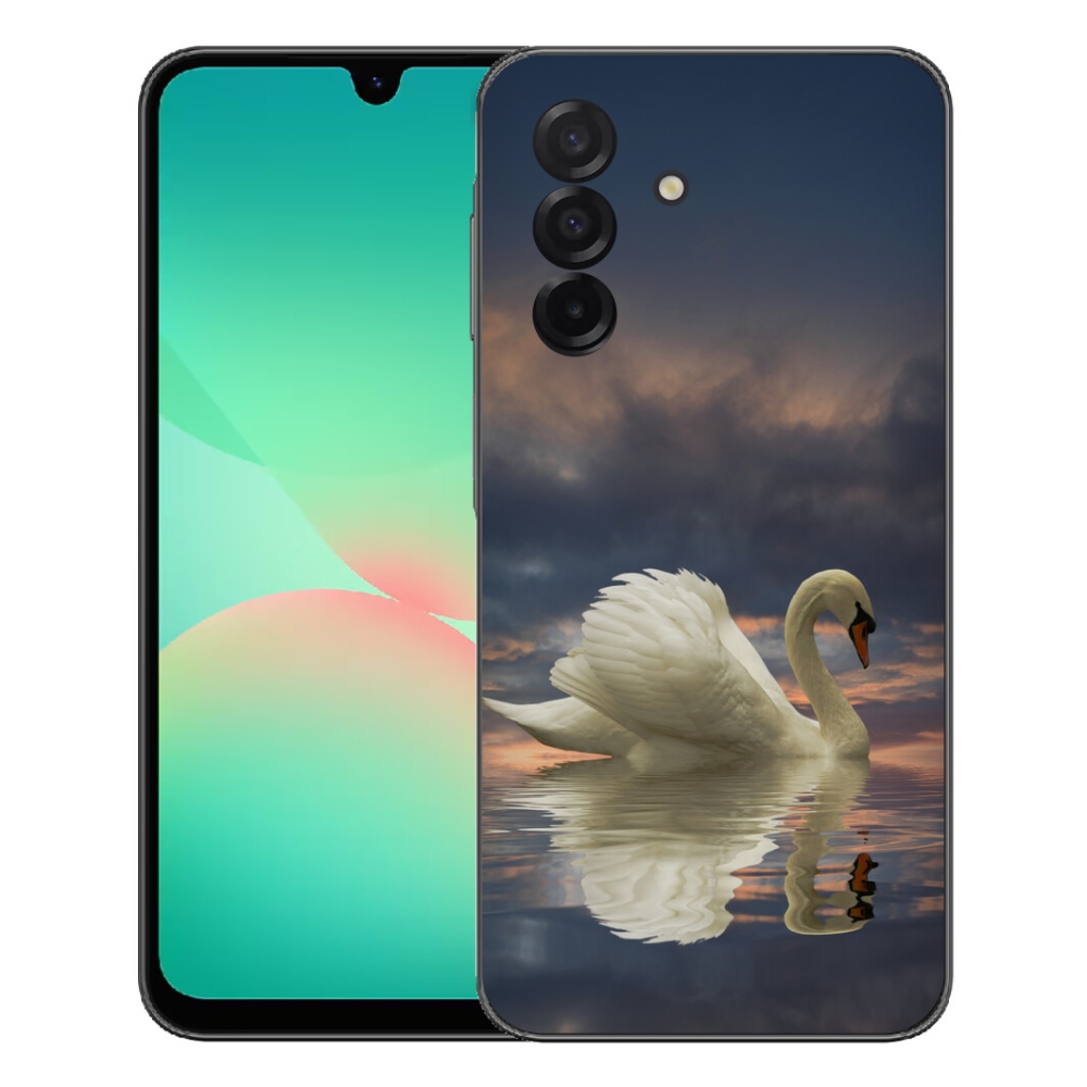 Gélový kryt mmCase na Samsung Galaxy A27 5G - labuť