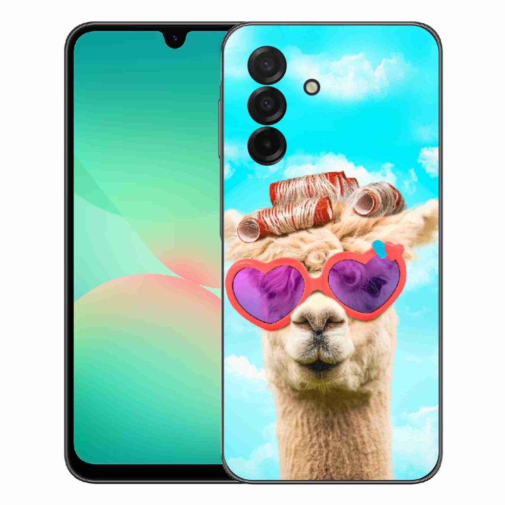 Gélový kryt mmCase na Samsung Galaxy A27 5G - lama s okuliarmi