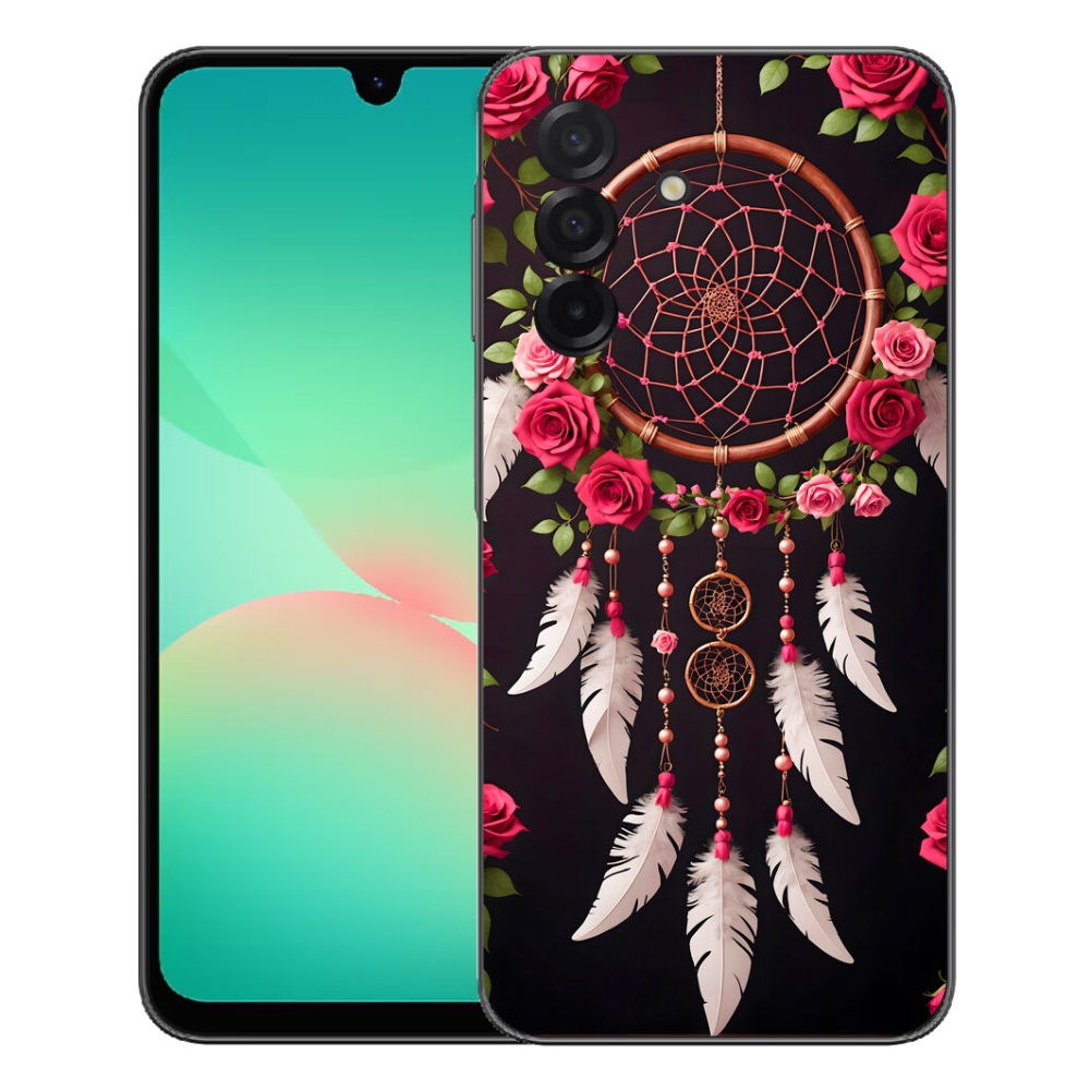 Gélový kryt mmCase na Samsung Galaxy A27 5G - lapač snov s ružami