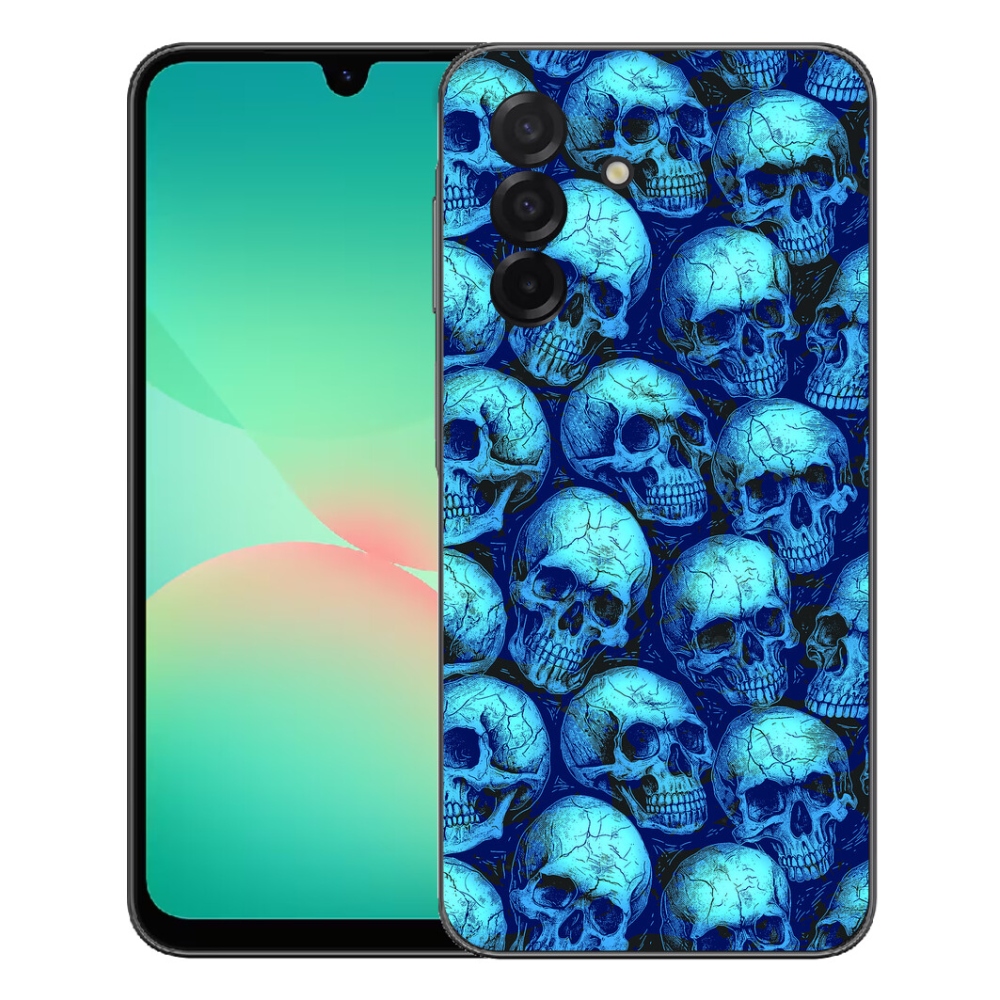 Gélový kryt mmCase na Samsung Galaxy A27 5G - lebky