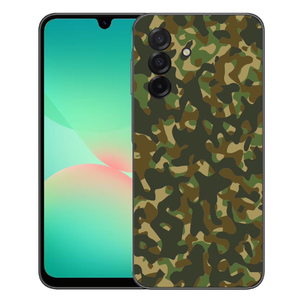 Gélový kryt mmCase na Samsung Galaxy A27 5G - maskáčový vzor 1