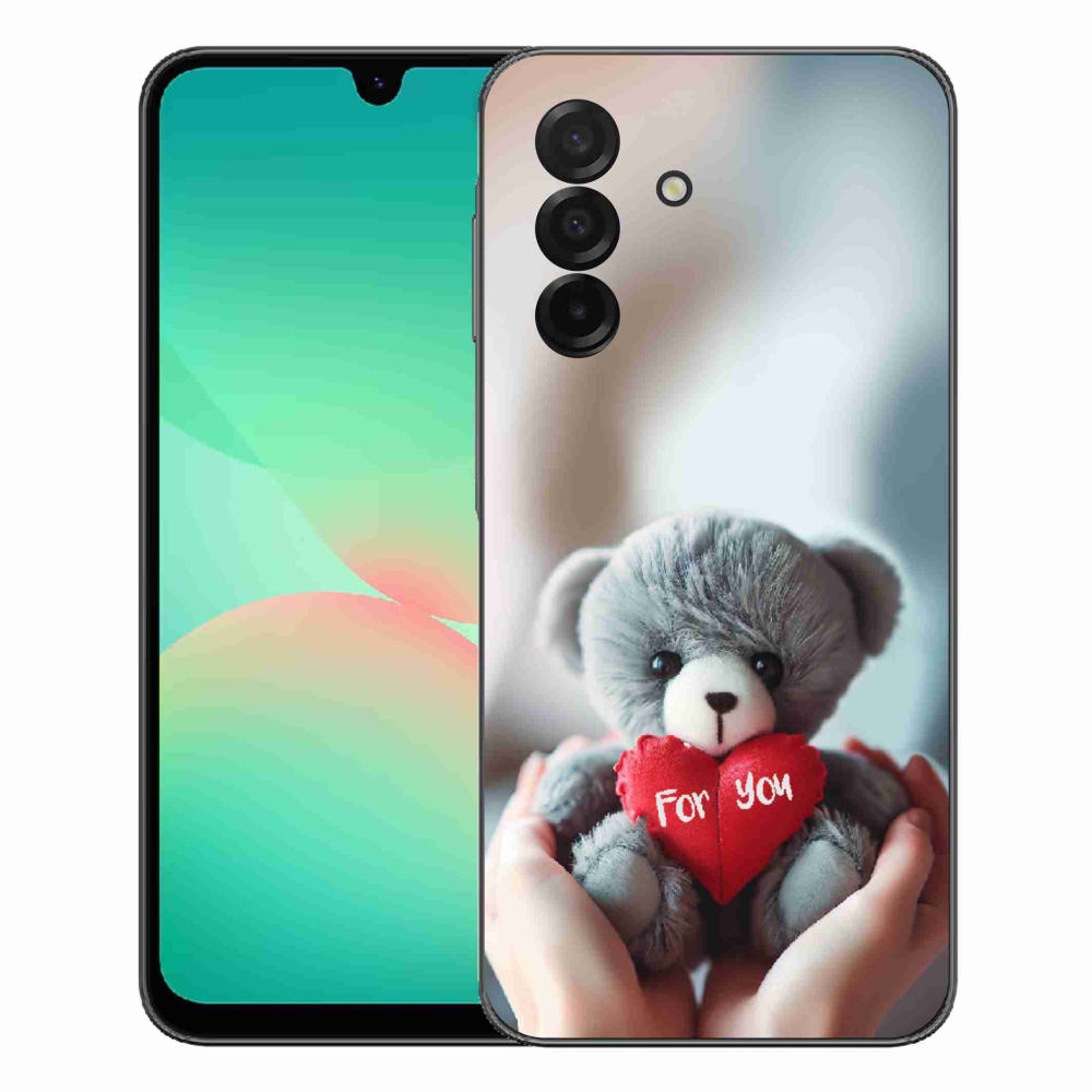 Gélový kryt mmCase na Samsung Galaxy A27 5G - medvedík pre zamilovaných