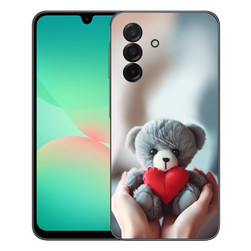 Gélový kryt mmCase na Samsung Galaxy A27 5G - medvedík pre zamilovaných