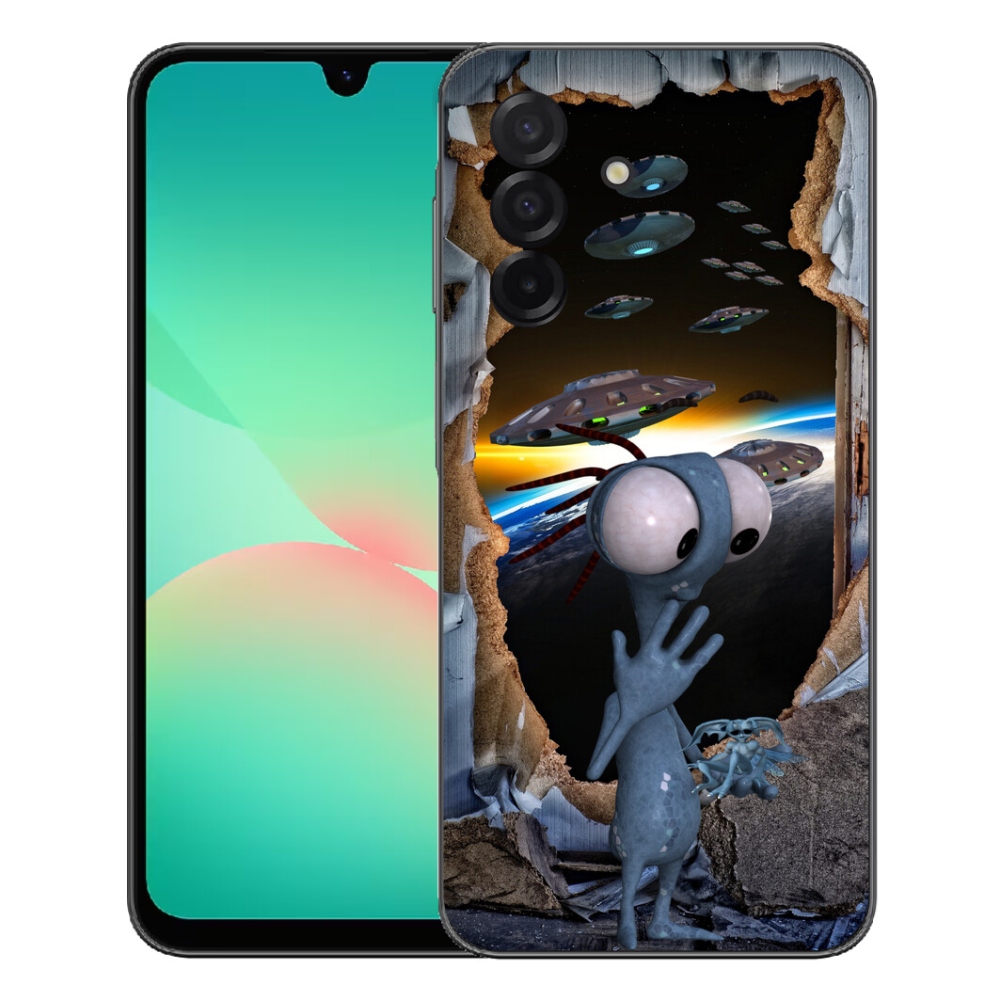 Gélový kryt mmCase na Samsung Galaxy A27 5G - mimozemšťan