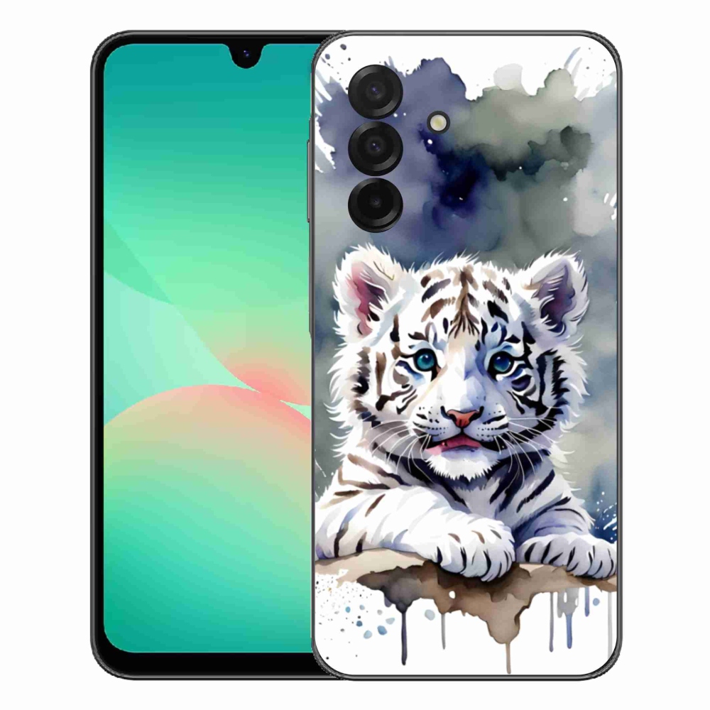 Gélový kryt mmCase na Samsung Galaxy A27 5G - mláďa bieleho tigra
