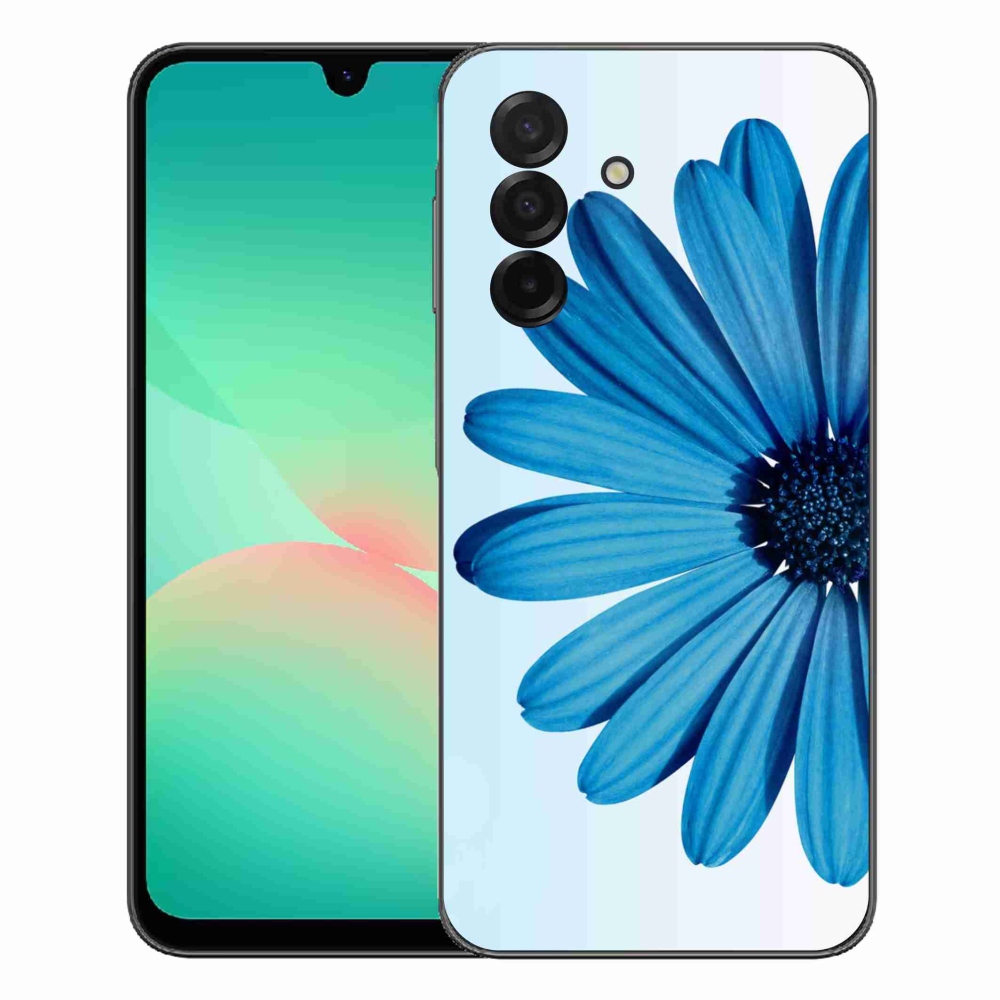 Gélový kryt mmCase na Samsung Galaxy A27 5G - modrá margaréta